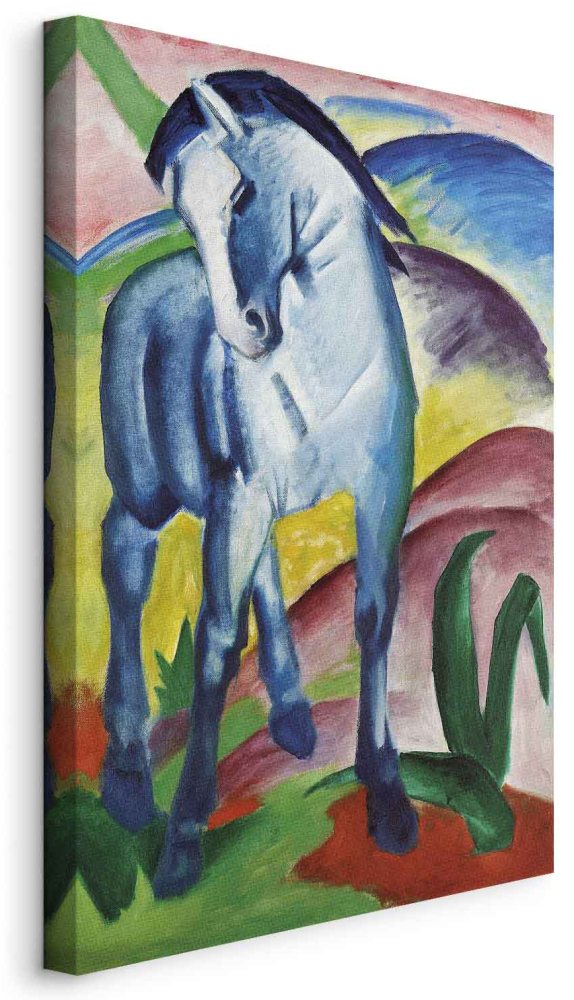Leinwandbild - Franz Marc – Blue Horse