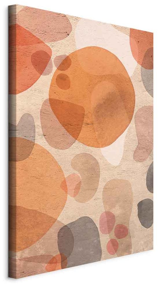 Leinwandbild - Amber Kaleidoscope (1 Part) Vertical