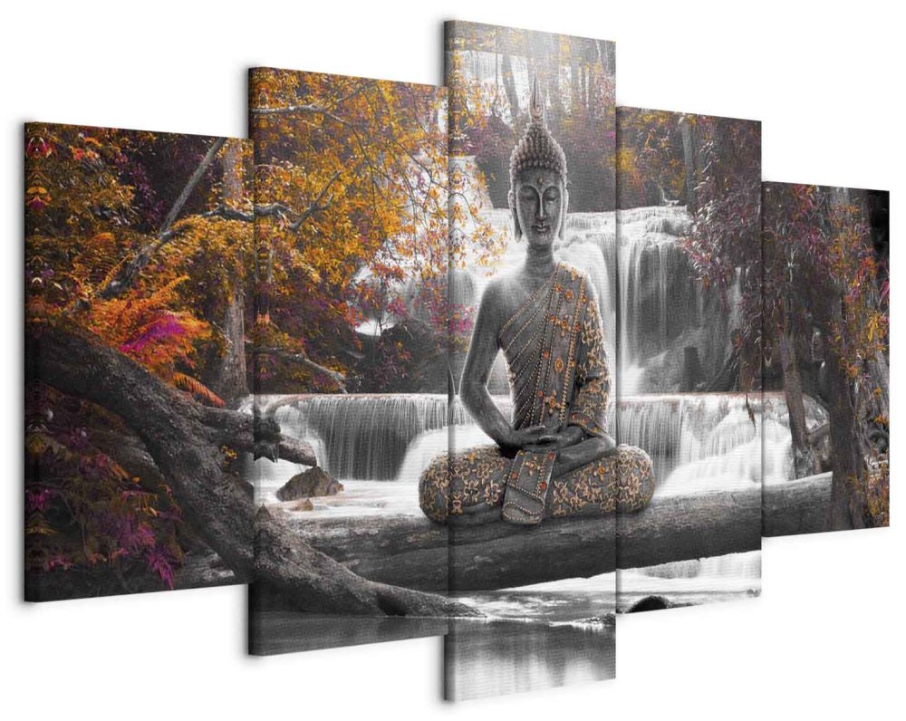 Leinwandbild - Autumn Buddha
