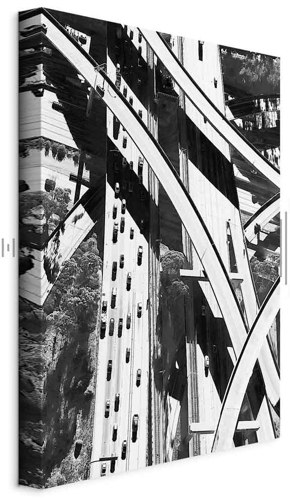 Leinwandbild - City Geometry (1 Part) Vertical