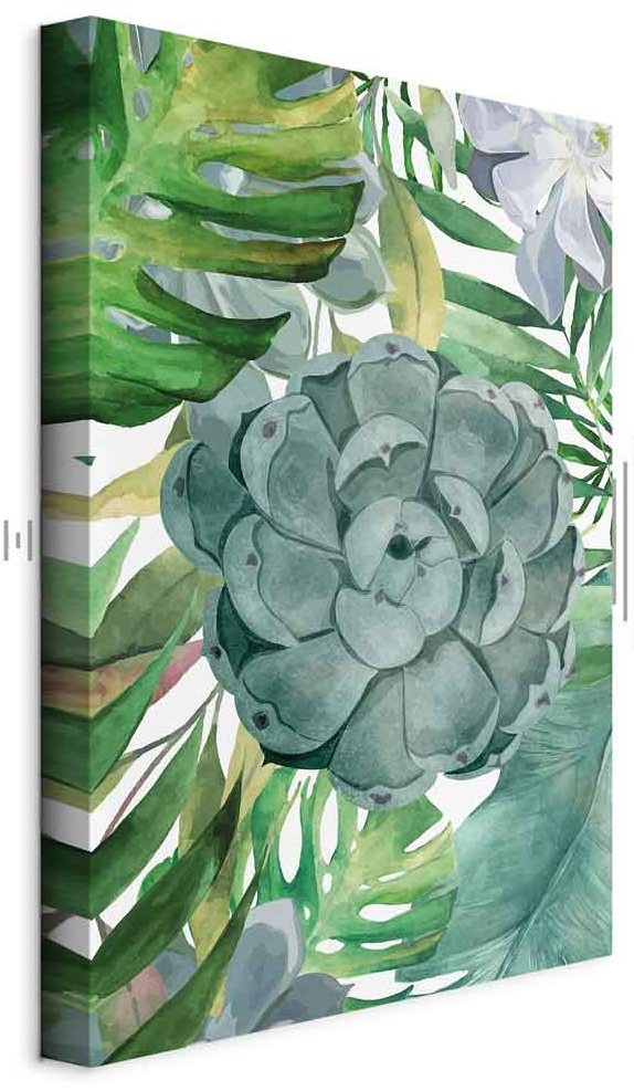 Leinwandbild - Tropical Flora (1 Part) Vertical