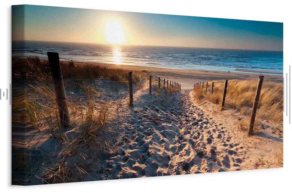 Leinwandbild - Sunset Path