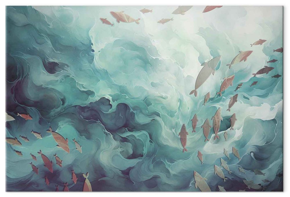 Leinwandbild - Fish in the ocean