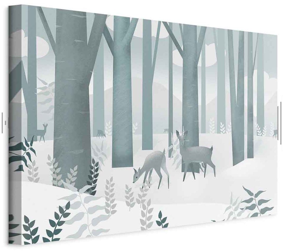 Leinwandbild - Fairy-Tale Forest (1 Part) Vertical - First Variant