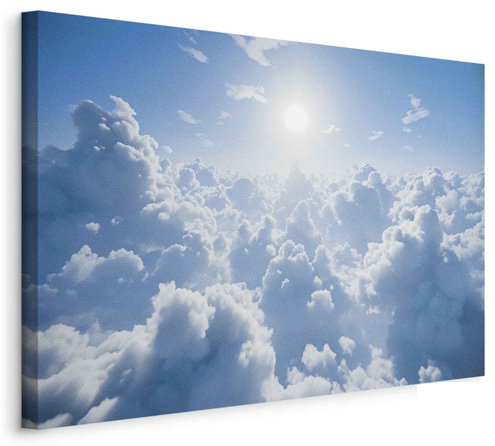Leinwandbild - Heavenly Calm: Warm Rays of the Sun