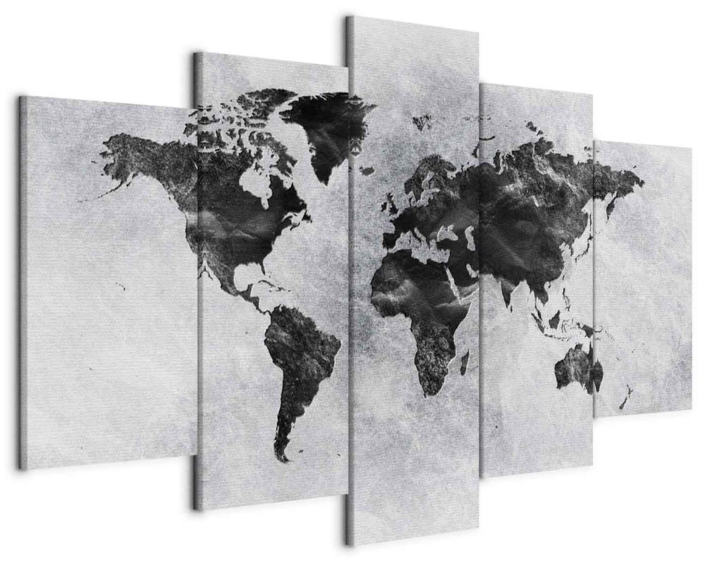Leinwandbild - Concrete World (5 Parts) Wide