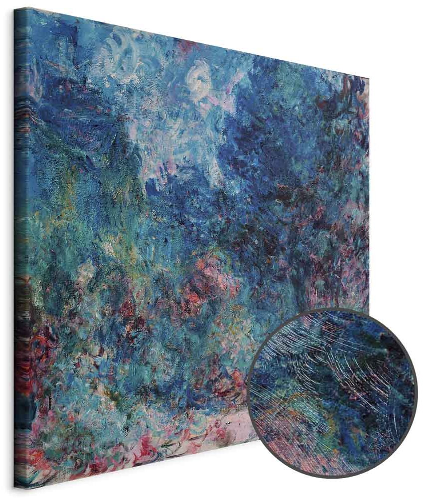Leinwandbild - Claude Monet – La maison de l'artiste vue du jardin aux roses