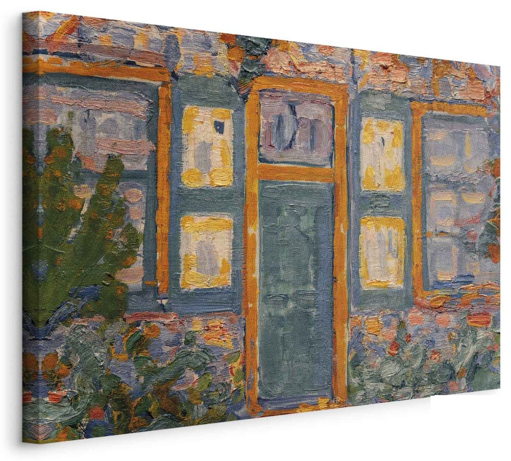 Leinwandbild - Piet Mondrian – House in Sunlight