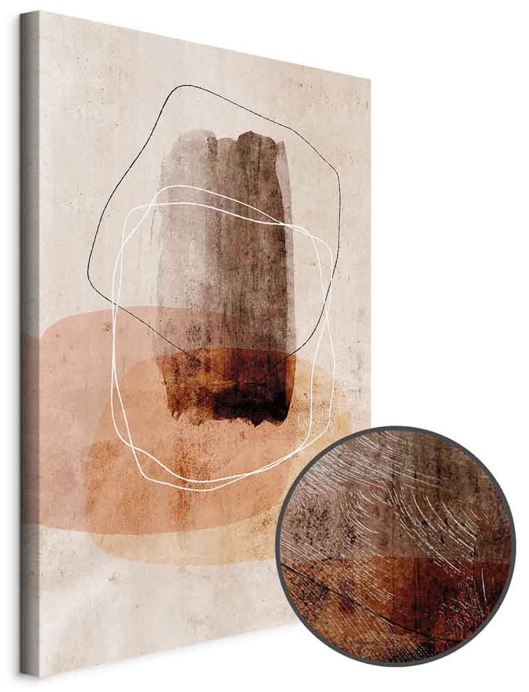 Leinwandbild - Circle of Desires (1 Part) Vertical