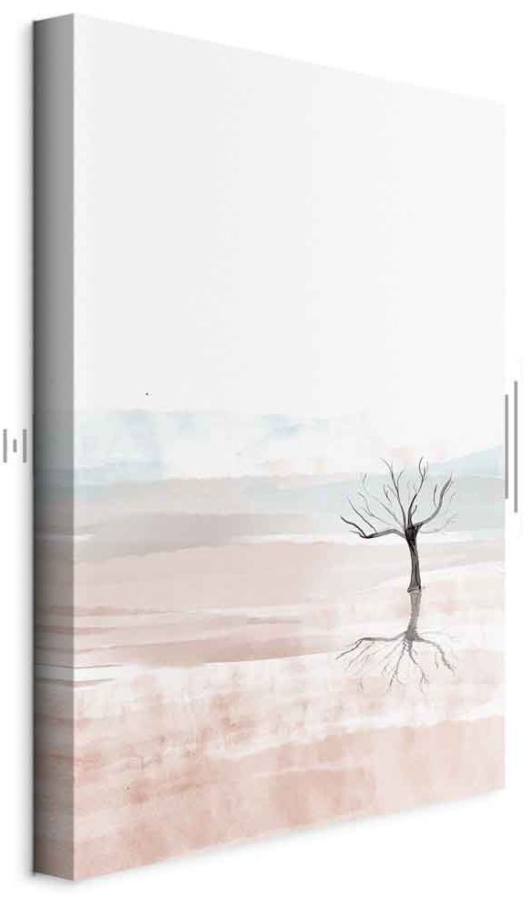 Leinwandbild - Watercolor Landscape (1 Part) Vertical