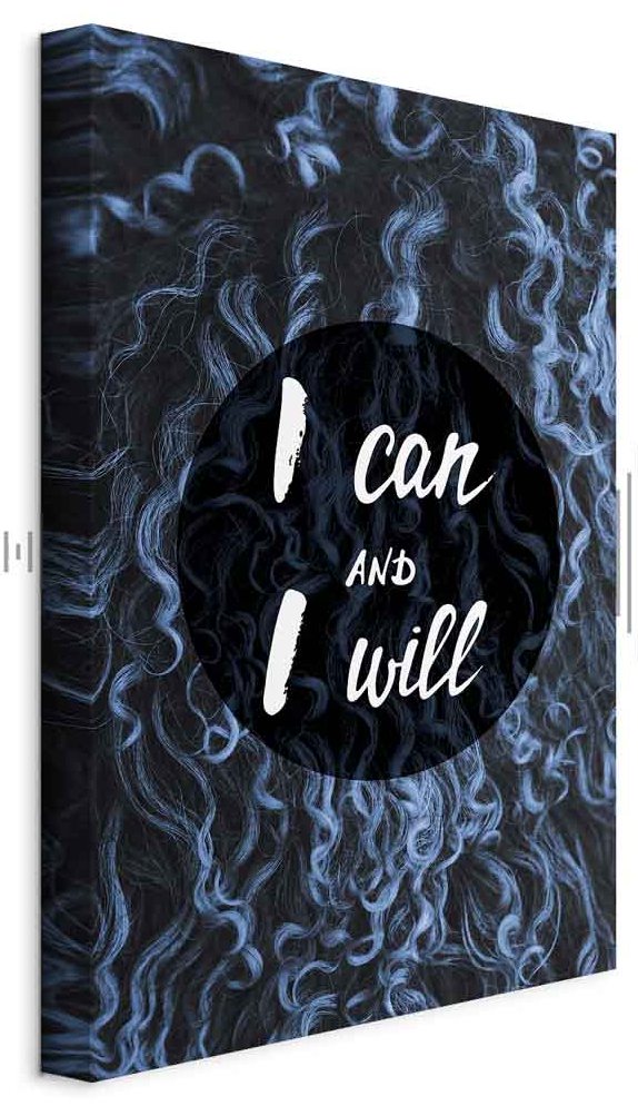 Leinwandbild - I Can and I Will (1 Part) Vertical