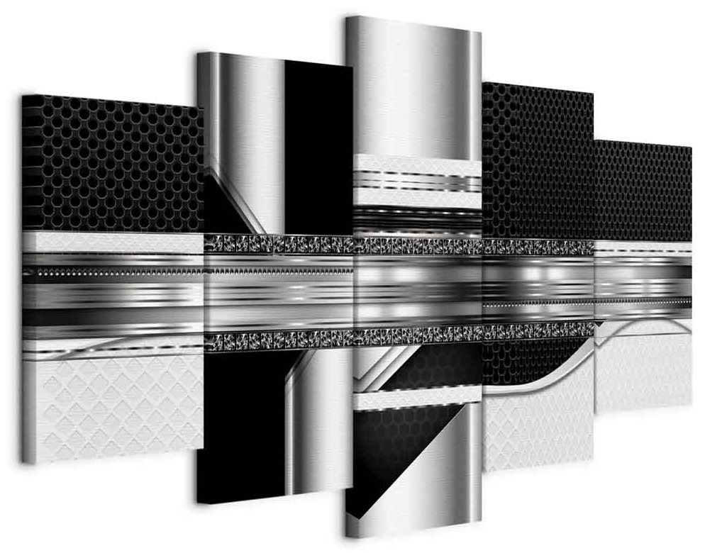 Leinwandbild - Silver Cut