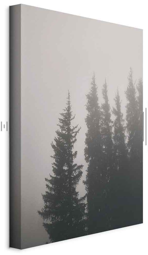 Leinwandbild - Smell of Forest Fog (1 Part) Vertical