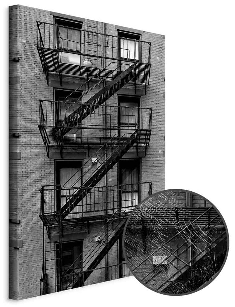 Leinwandbild - Emergency Exit (1 Part) Vertical