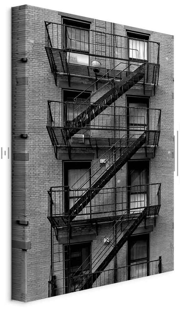 Leinwandbild - Emergency Exit (1 Part) Vertical