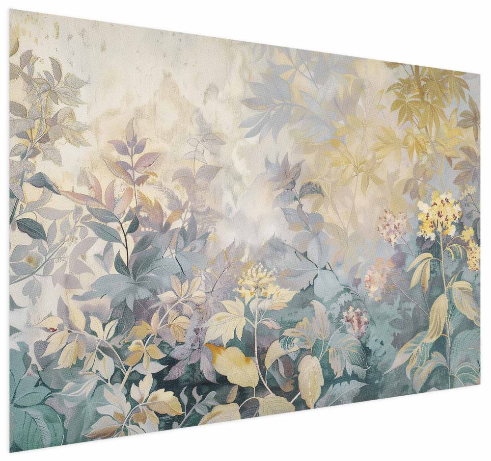 Poster - Tapestry Pattern in Colorful Flowers