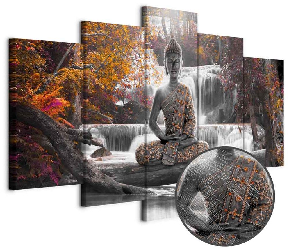 Leinwandbild - Autumn Buddha