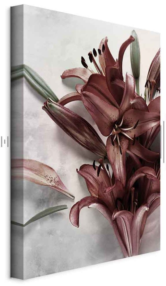Leinwandbild - Floral Form (1 Part) Vertical