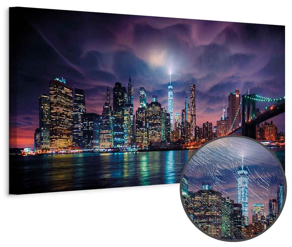 Leinwandbild - New York: Dark City