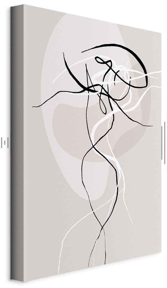 Leinwandbild - Beige Energy (1 Part) Vertical