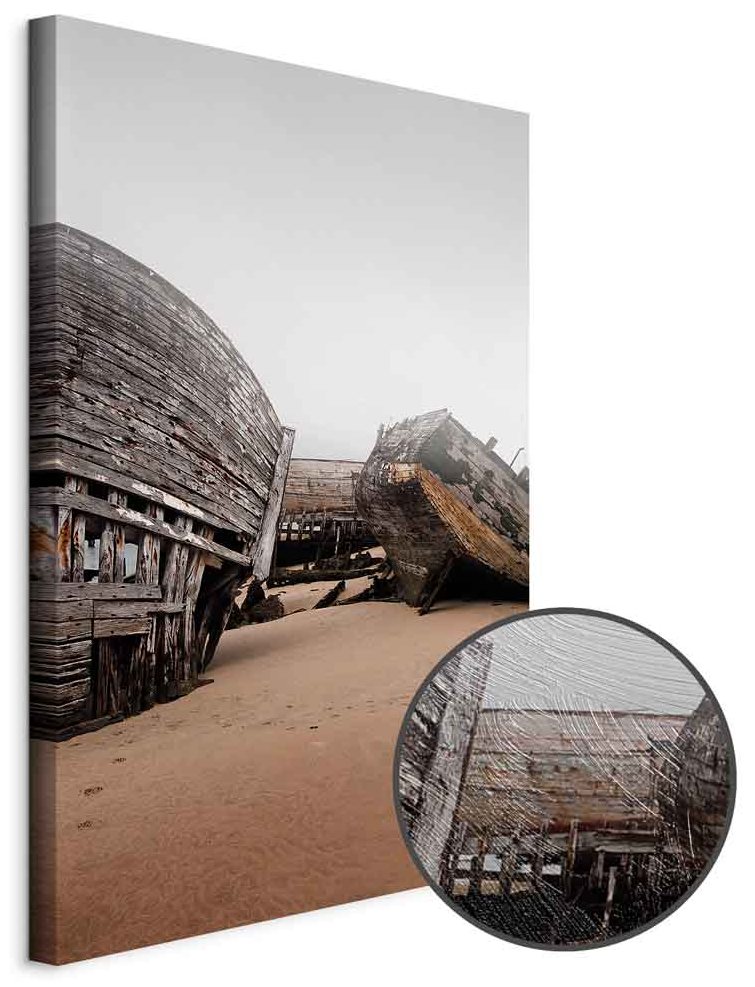 Leinwandbild - Abandoned Cutters (1 Part) Vertical