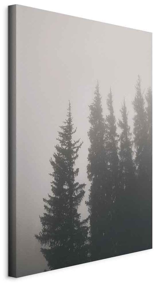 Leinwandbild - Smell of Forest Fog (1 Part) Vertical
