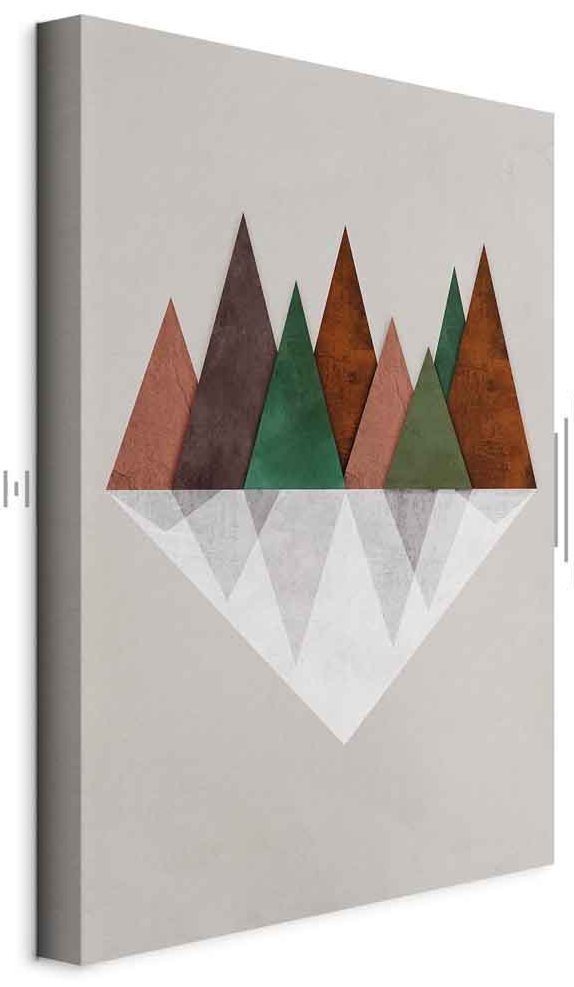 Leinwandbild - Symmetrical Land (1 Part) Vertical