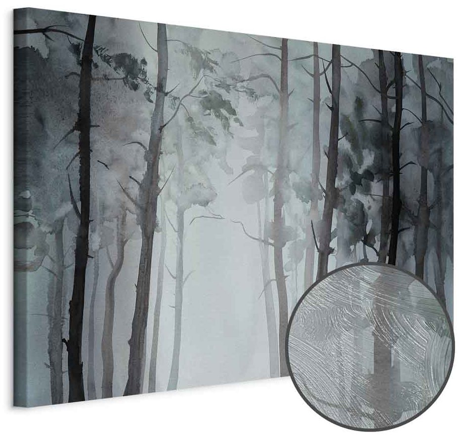 Leinwandbild - Hazy Forest (1 Part) Wide