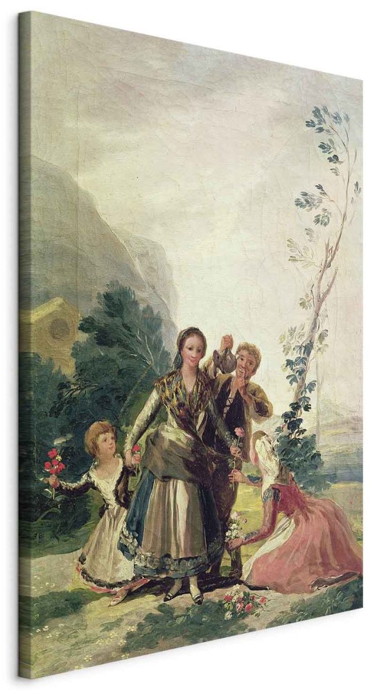 Wandbild XXL - Francisco Goya – The Flower Girls (Spring)