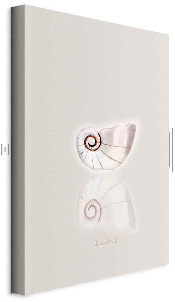 Leinwandbild - Ceramic Shell (1 Part) Vertical