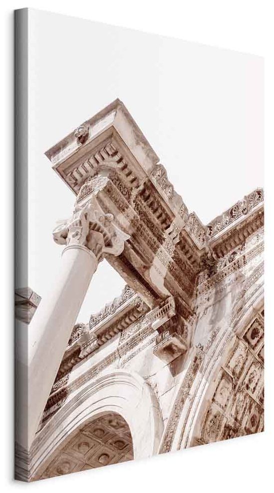 Leinwandbild - Temple of Hadrian (1 Part) Vertical