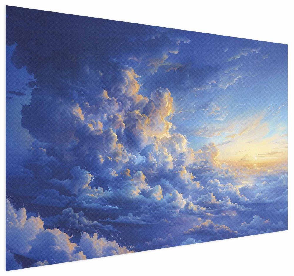 Poster - When the Sky Becomes Canvas: A Masterpiece of Nature in the Clouds