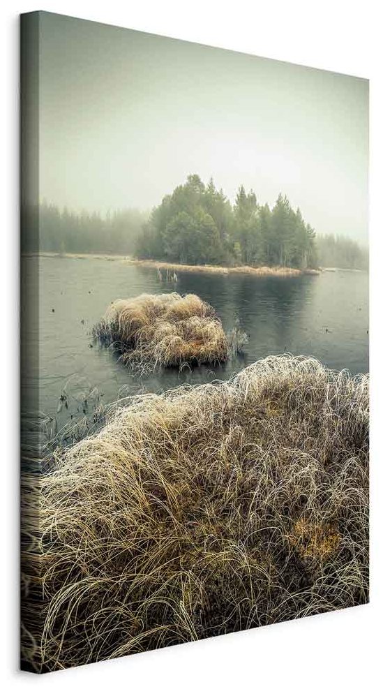 Leinwandbild - Autumn in the Wetlands (1 Part) Vertical