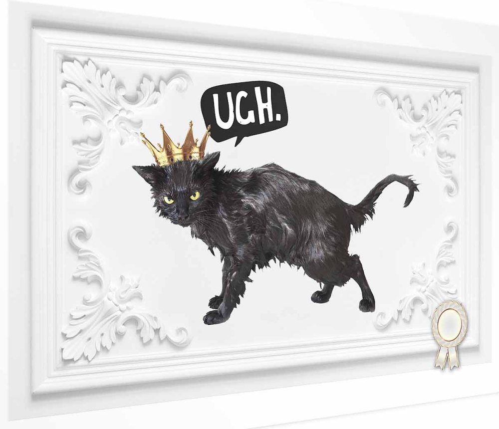 Poster - Cat with a Crown