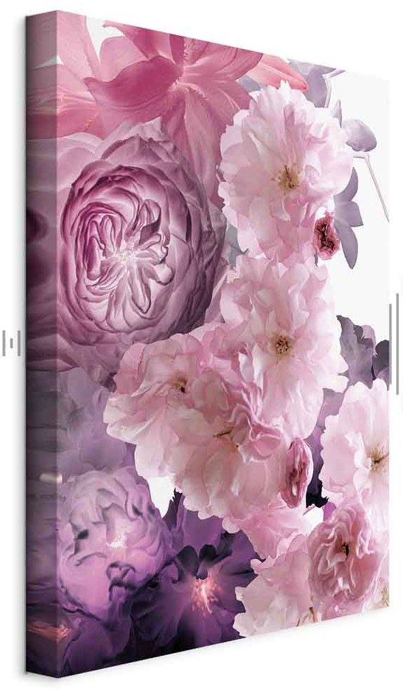 Leinwandbild - Garden of Floral Scents (1-part) - Nature in Shades of Pink