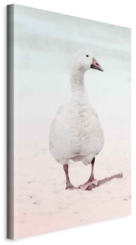 Leinwandbild - Winter Duck (1 Part) Vertical