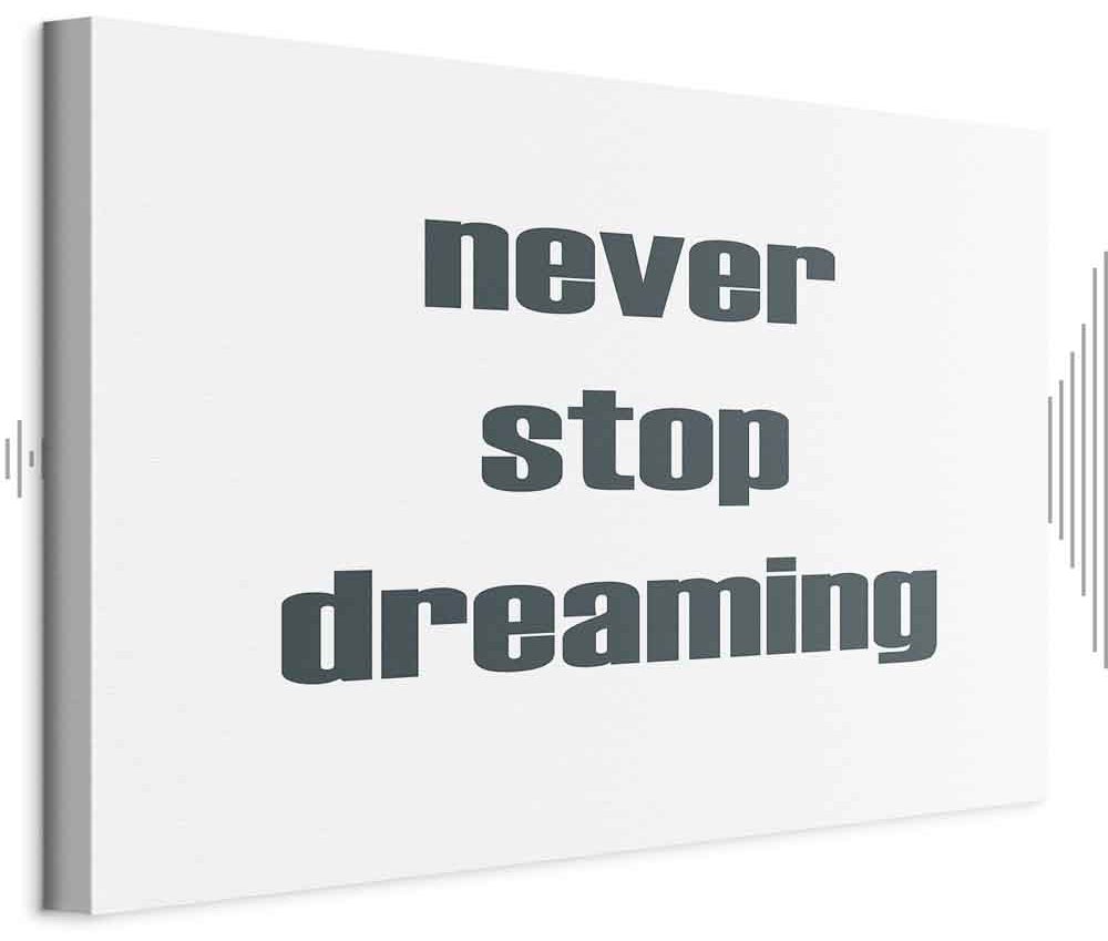 Leinwandbild - Never Stop Dreaming (1 Part) Wide