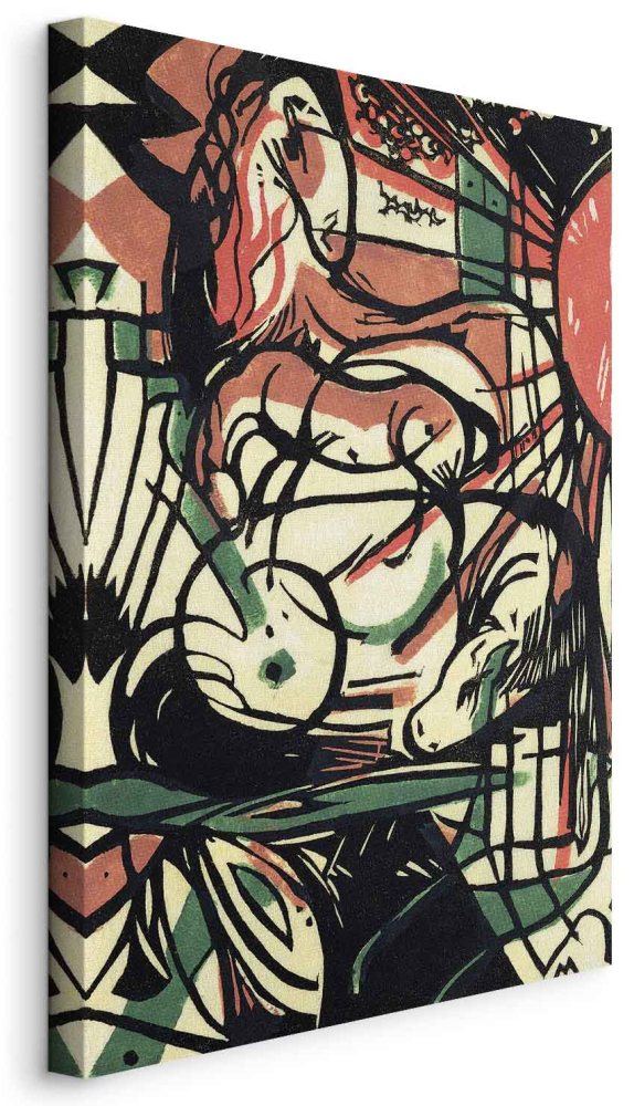 Leinwandbild - Franz Marc – The Birth of the Horse