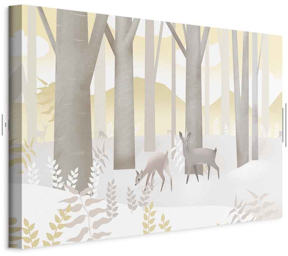 Leinwandbild - Fairy-Tale Forest (1 Part) Vertical - Third Variant