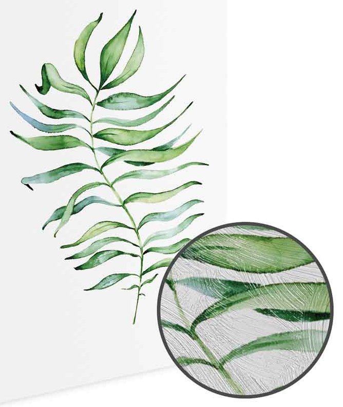 Leinwandbild - Dancing Leaf (1 Part) Vertical