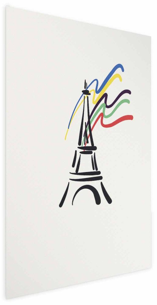 Poster - Eiffel Tower and Colors