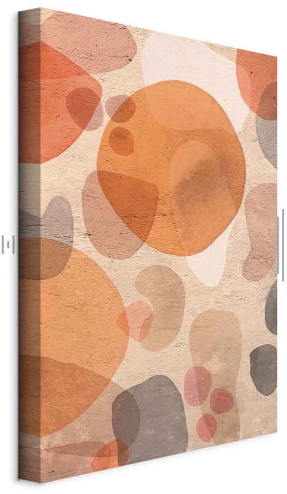 Leinwandbild - Amber Kaleidoscope (1 Part) Vertical