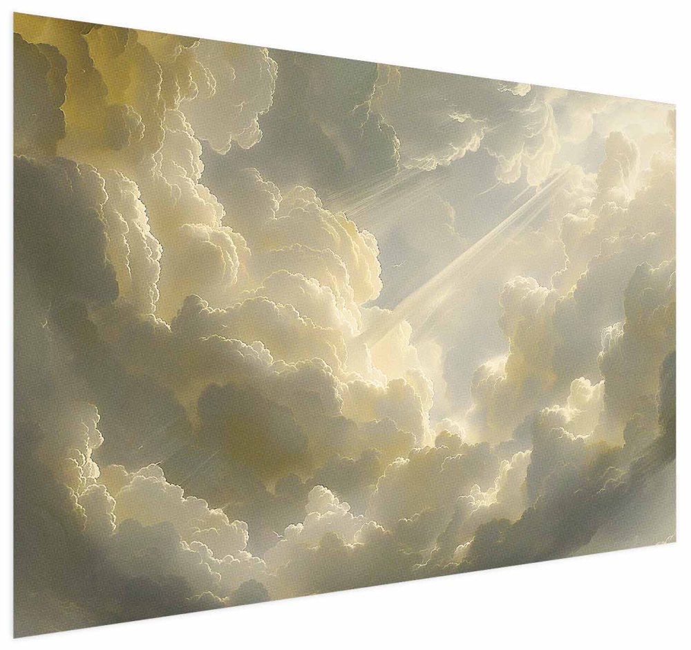 Poster - Fascinating Play of Colors Against the Clouds