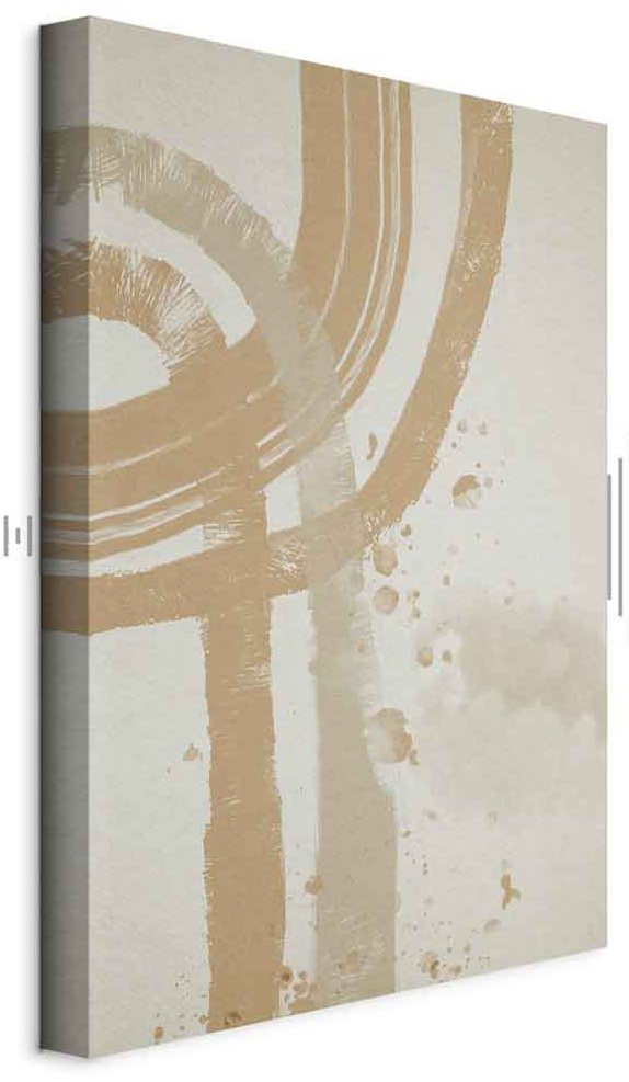 Leinwandbild - Beige Minimalism (1 Part) Vertical