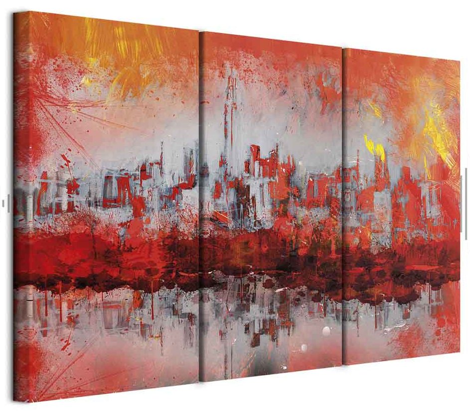 Leinwandbild - New York Sunset (3 Parts)