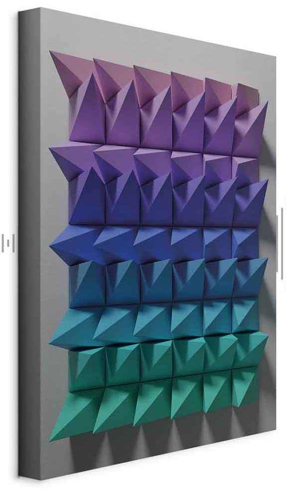 Leinwandbild - Uniform Motion (1 Part) Vertical