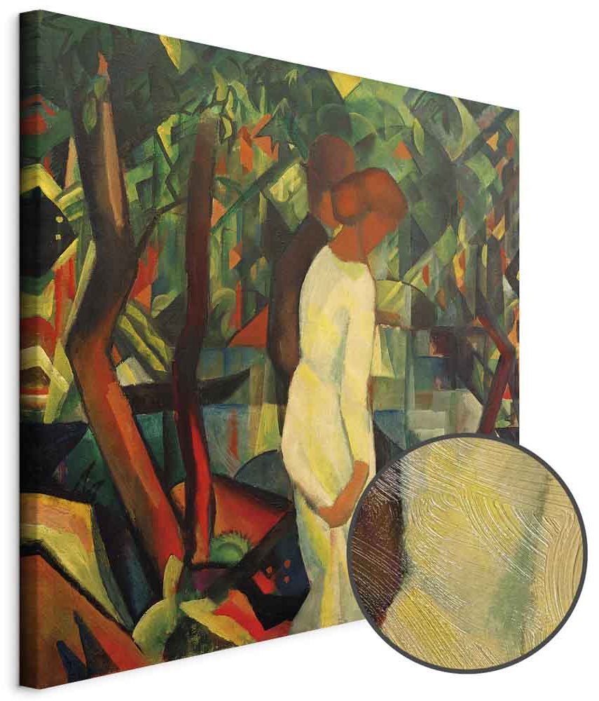 Leinwandbild - August Macke – Paar im Wald
