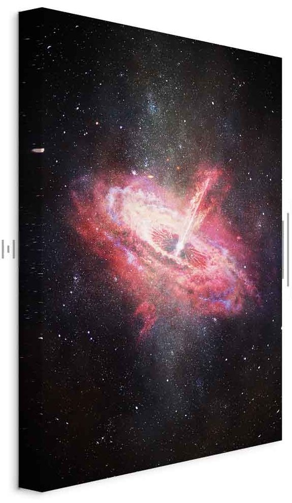Leinwandbild - Lonely Galaxy (1 Part) Vertical