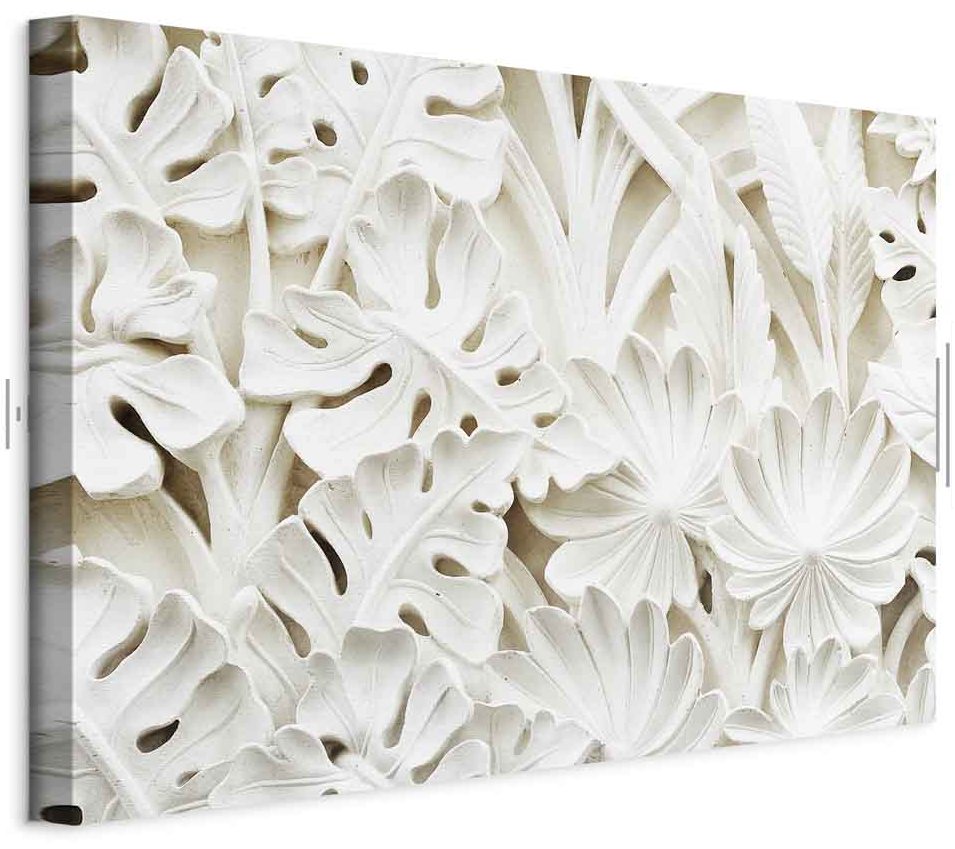 Leinwandbild - Ceramic Leaves (1 Part) Wide