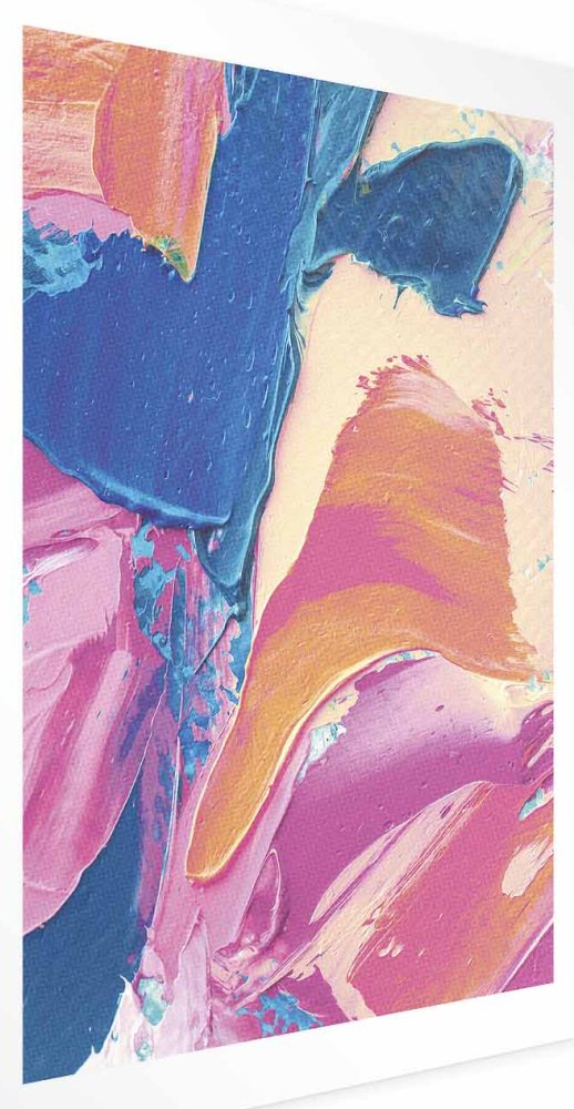 Poster - Colorful Expression - strong contrasts in an energetic composition